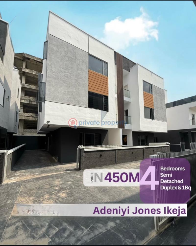 4 bedroom Semi detached Duplex For Sale Adeniyi Jones Ikeja Lagos - 0