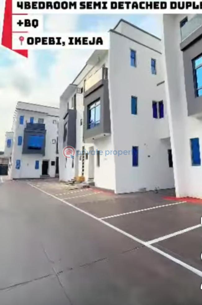 4 bedroom Semi detached Duplex For Sale In A Serene Environment Opebi Ikeja Lagos - 0