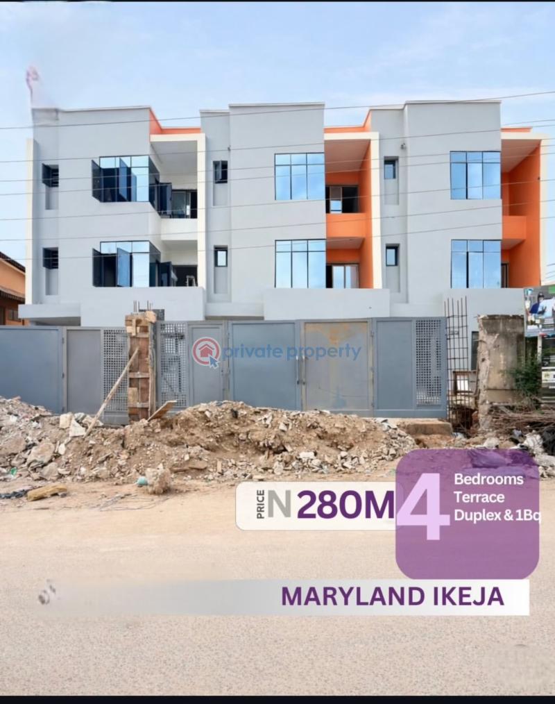 4 bedroom Duplex For Sale Maryland Ikeja Mende Maryland Lagos - 0