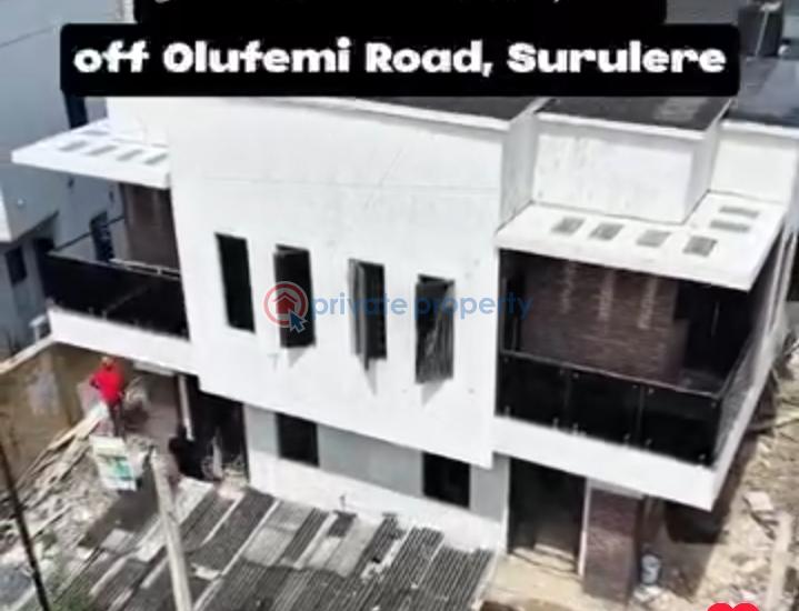 4 bedroom Semi detached Duplex For Sale Olufemi Road Ogunlana Surulere Lagos