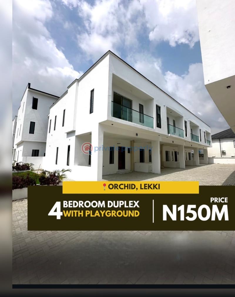 4 bedroom Detached Duplex For Sale Orchid Road By Chevron Lekki Lagos Chevron Drive Lekki Lagos - 0