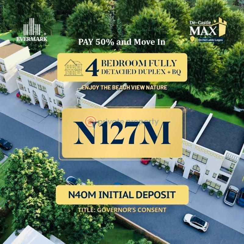 4 bedroom Terraced Duplex For Sale Orchid Road Along Lekki Expressway Lagos - 1