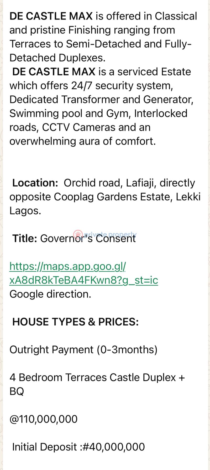 4 bedroom Terraced Duplex For Sale Orchid Road Along Lekki Expressway Lagos - 4
