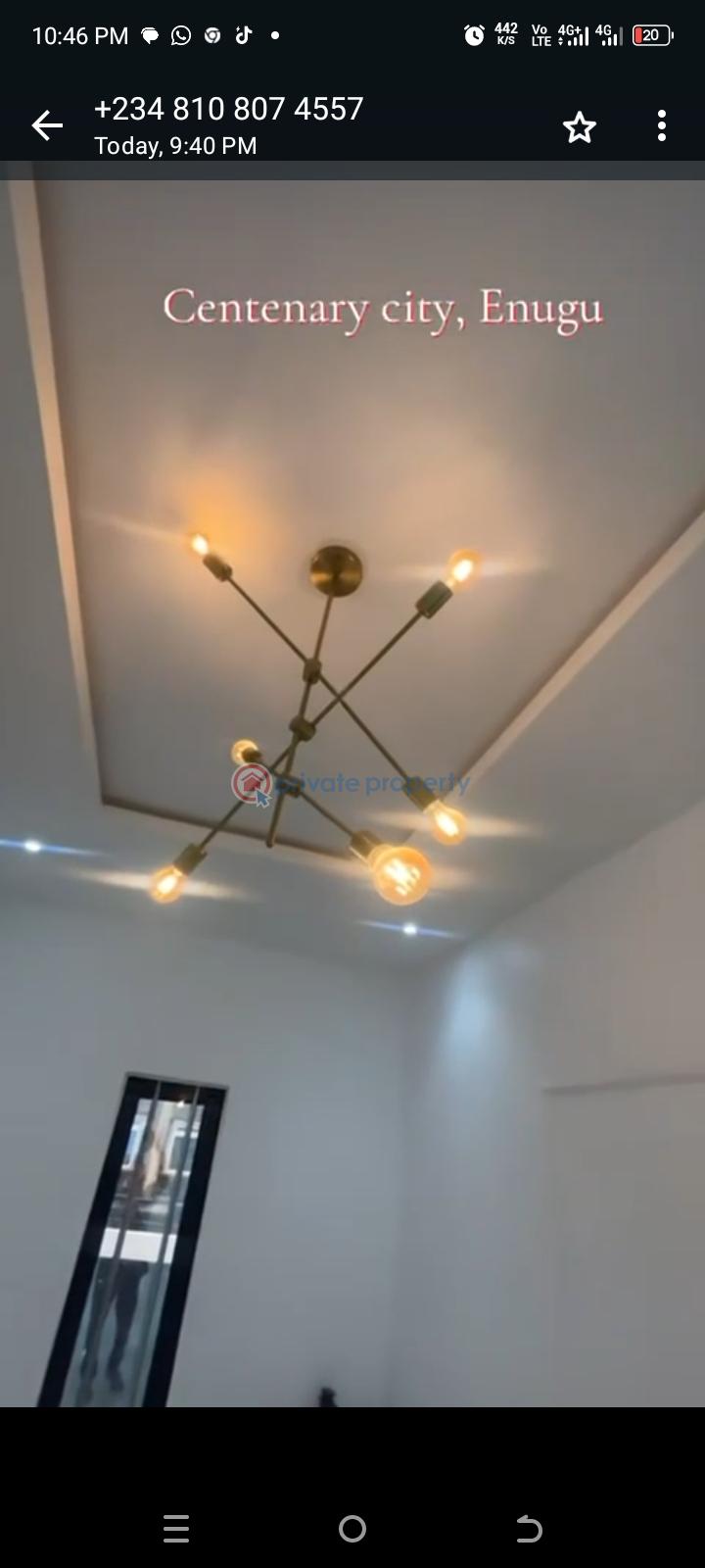 4 bedroom duplex with bq @ centenary enugu - 4 4 bedroom Duplex For Sale Centanary Enugu Enugu Area  - 4