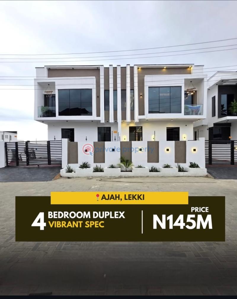4 bedroom Duplex For Sale Ajah Lekki Lagos Ajah Lagos - 0