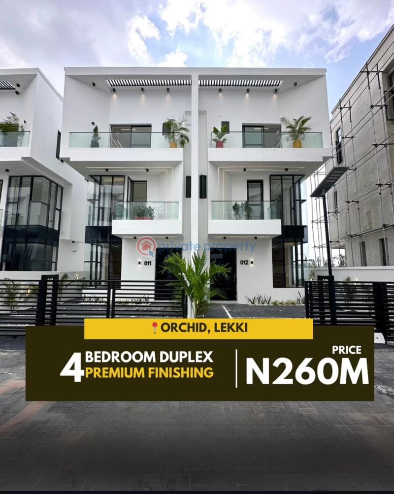5 bedroom Terraced Duplex For Sale Orchid Road By Chevron Lekki Tollgate Chevron Drive Lekki Lagos - 0