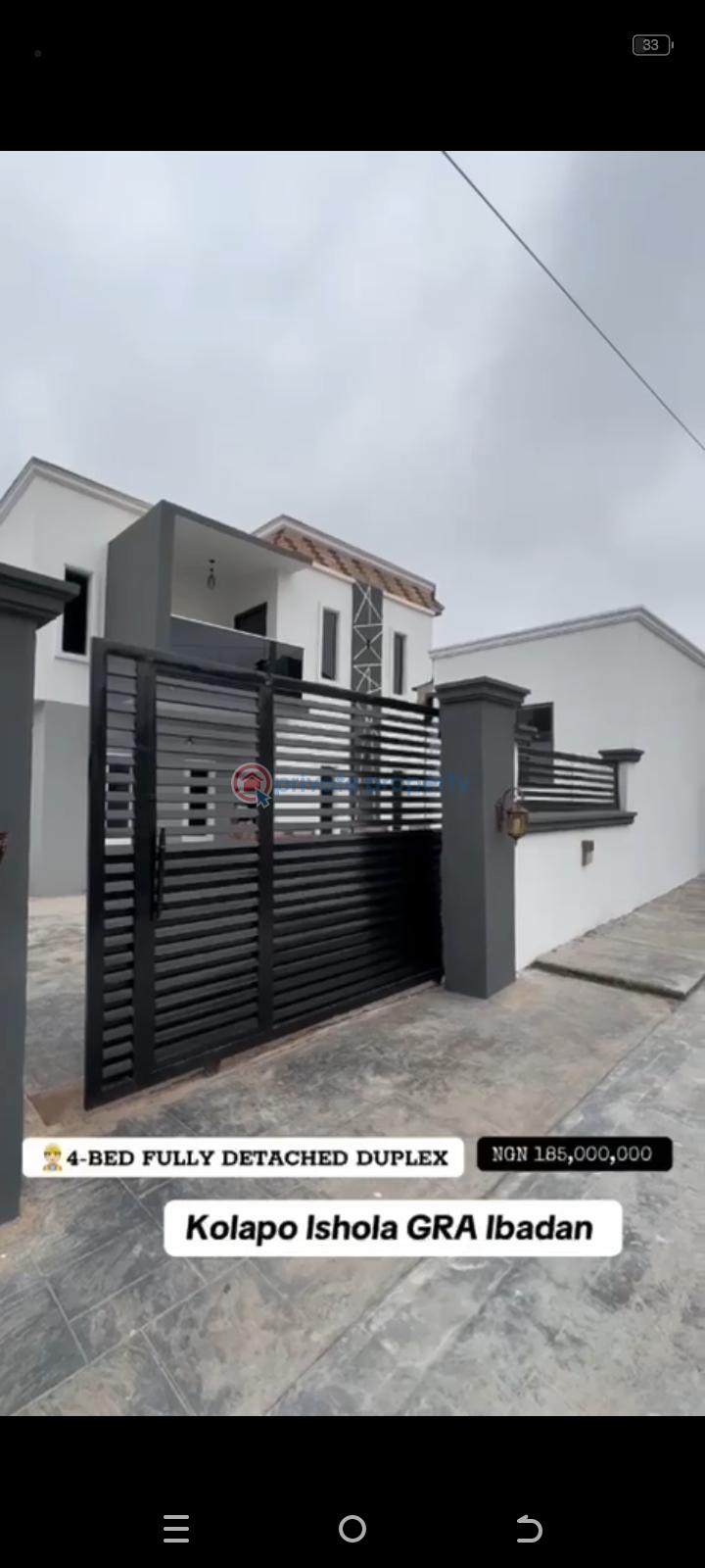 4 bedroom Detached Duplex For Sale Kolapo Ishola Gra, Akobo Akobo Ibadan Oyo - 0