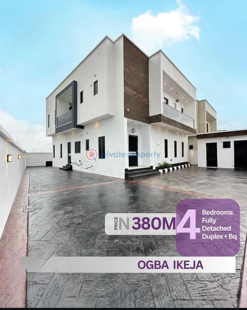4 bedroom Detached Duplex For Sale Ogba Ikeja Lagos Ikeja  Lagos - 0