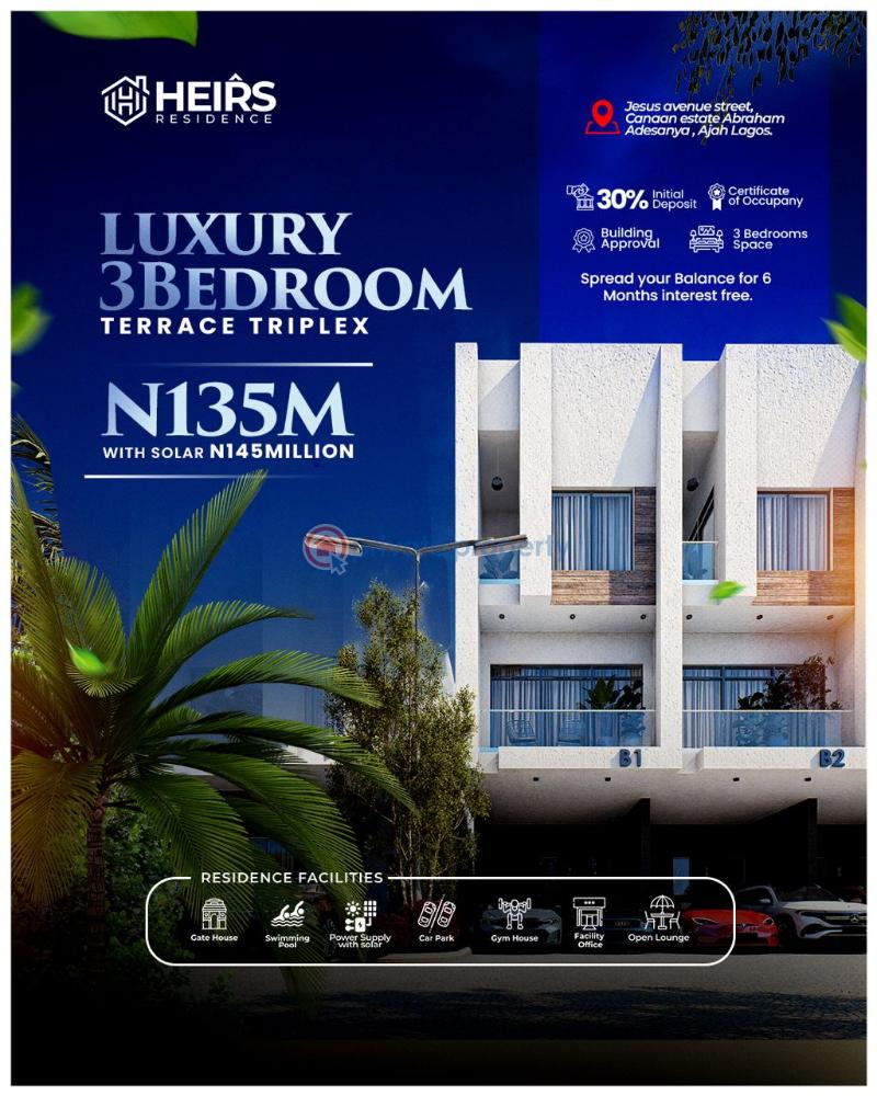 4 bedroom Detached Duplex For Sale Heirs Residence Canaan Estate Off Lekki Epe Express Sangotedo Ajah Lagos - 6