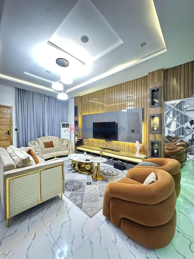 4 bedroom fully furnished detached duplex - 3 4 bedroom Semi detached Duplex For Rent Orchid Road Chevron Drive Lekki Lagos - 3