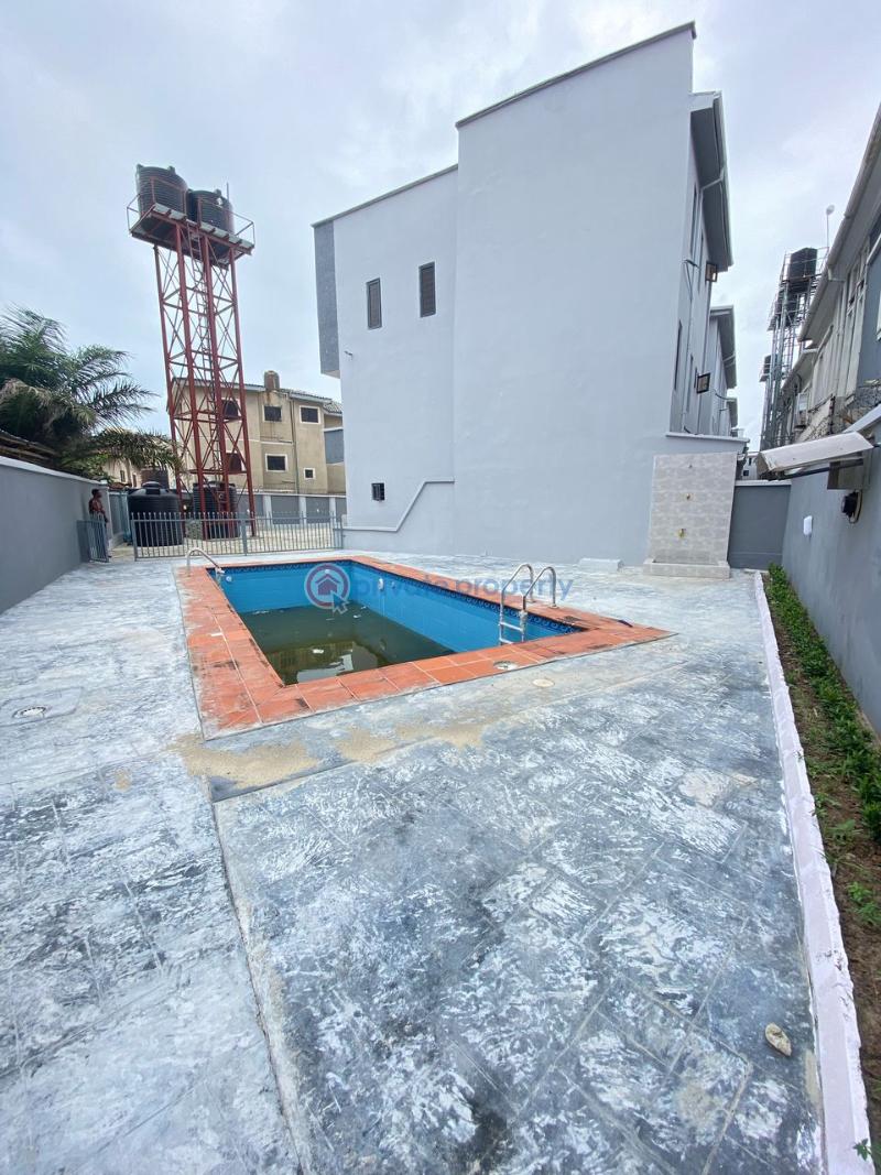 4 bedroom fully terrace duplex on two floor with pool and bq - 0 4 bedroom Terraced Duplex For Sale Ologolo Lekki Lagos - 0