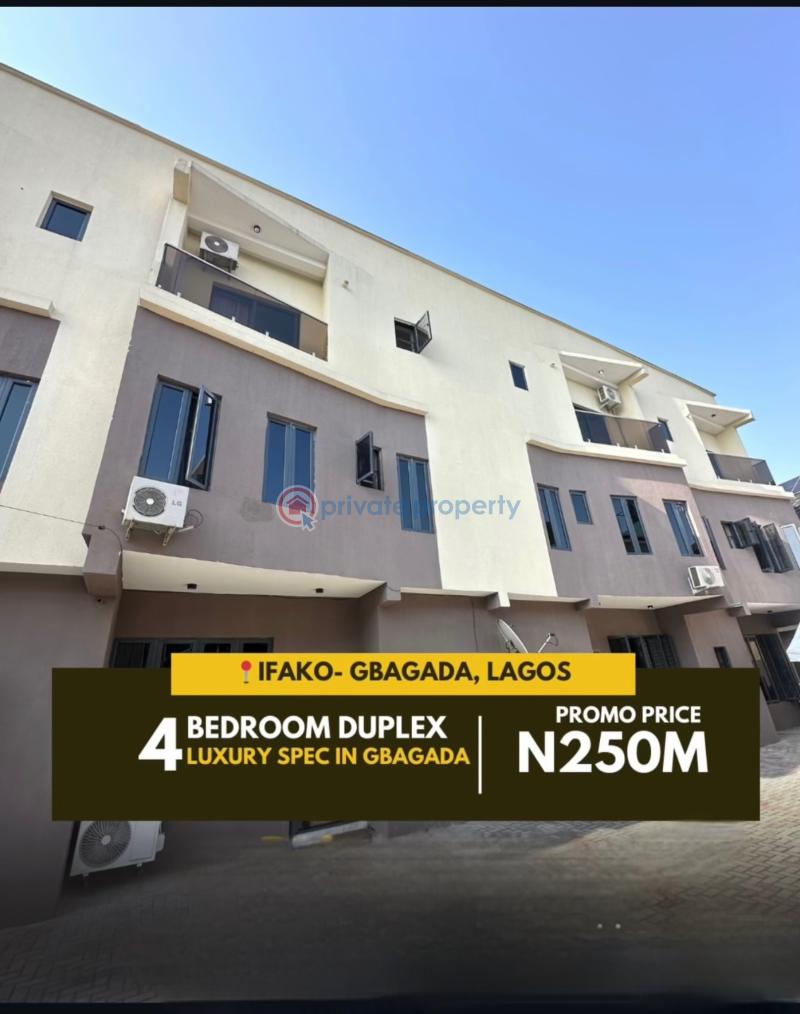 4 bedroom Terrace For Sale Gbagada Phase 1 Lagos - 0