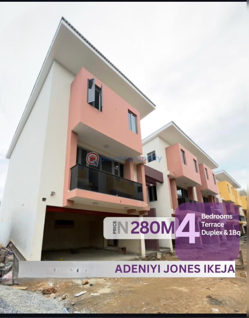 4 bedroom Terraced Duplex For Sale Ikeja Lagos Ikeja  Lagos - 0