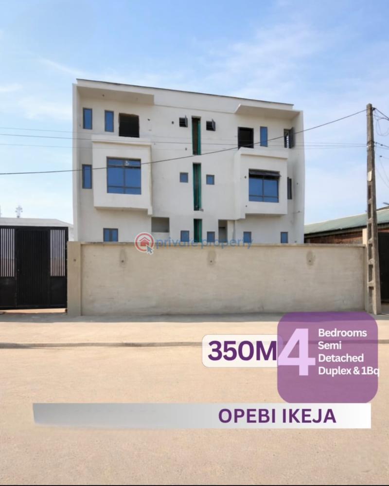 4 bedroom Semi detached Duplex For Sale Opebi Ikeja Lagos - 0