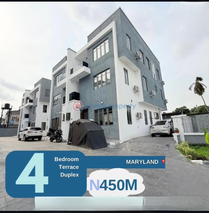 4 bedroom Terraced Duplex For Sale Mende Maryland Lagos - 0