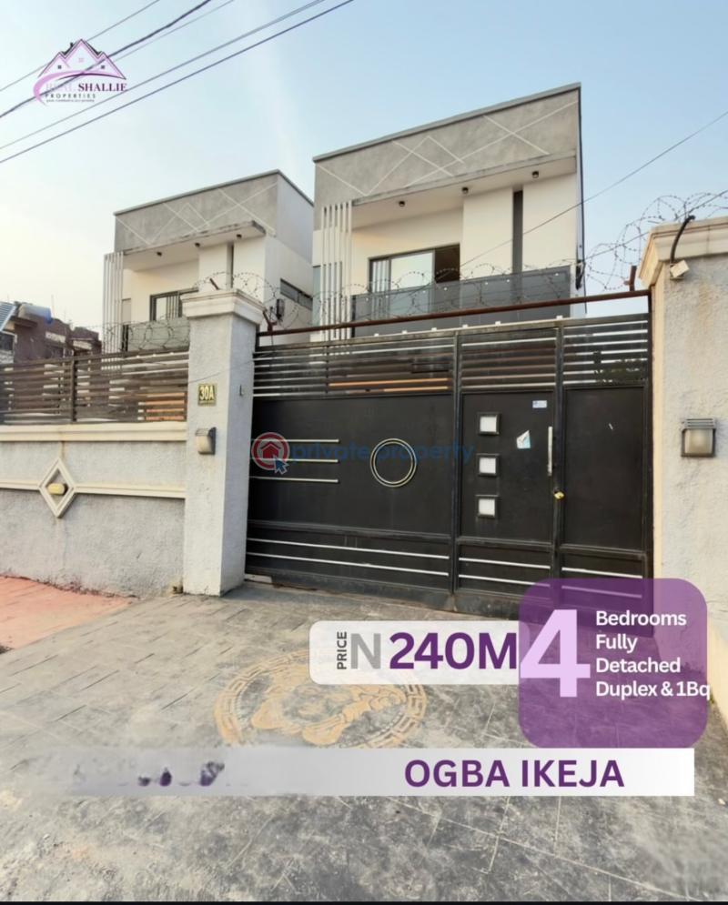 4 bedroom Detached Duplex For Sale Ogba Ikeja Oke-ira Ogba Lagos - 0