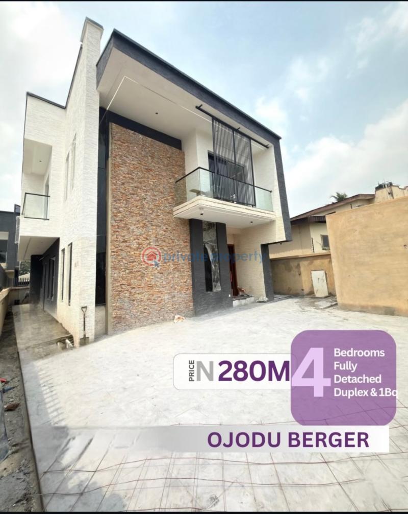 4 bedroom Detached Duplex For Sale Ojodu Berger Berger Ojodu Lagos - 0