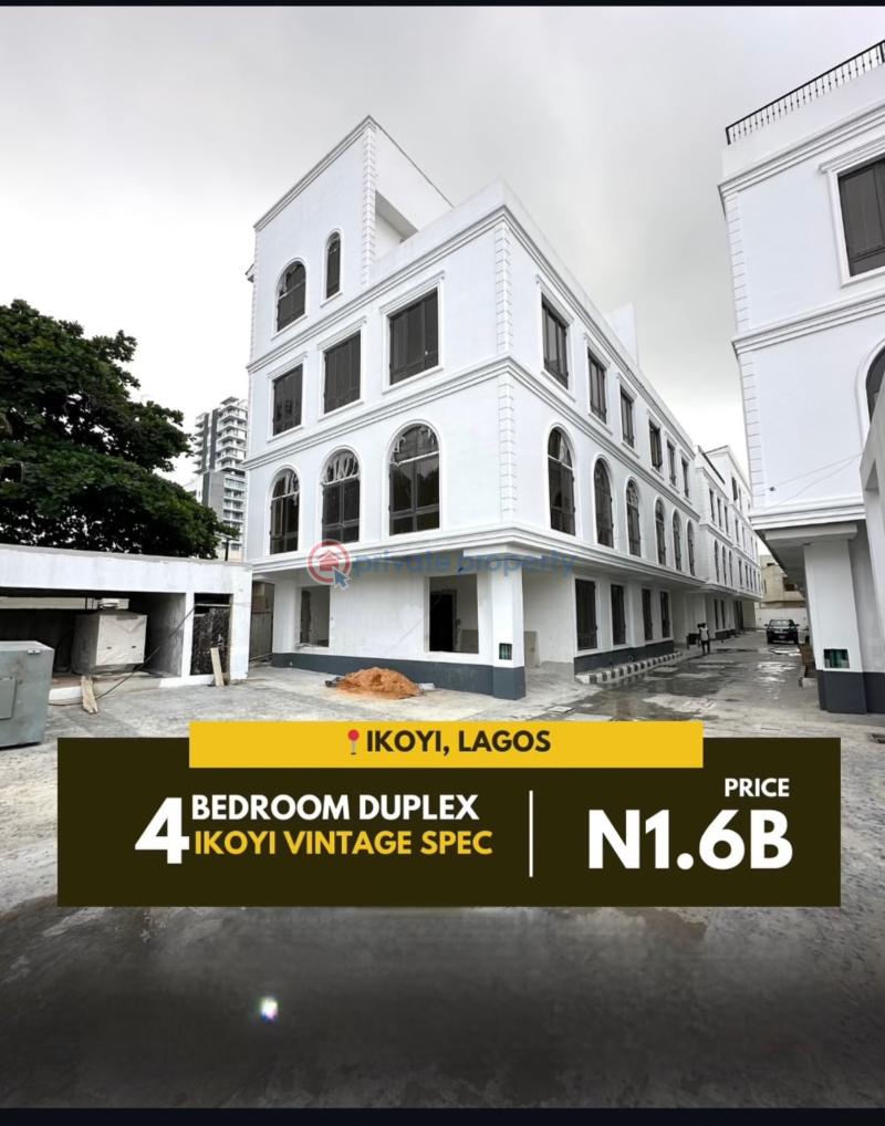 4 bedroom Terraced Duplex For Sale Old Ikoyi Lagos - 0