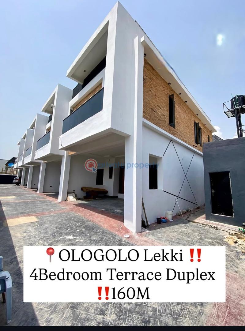 4 bedroom Terraced Duplex For Sale Ologolo Lekki Lagos - 0