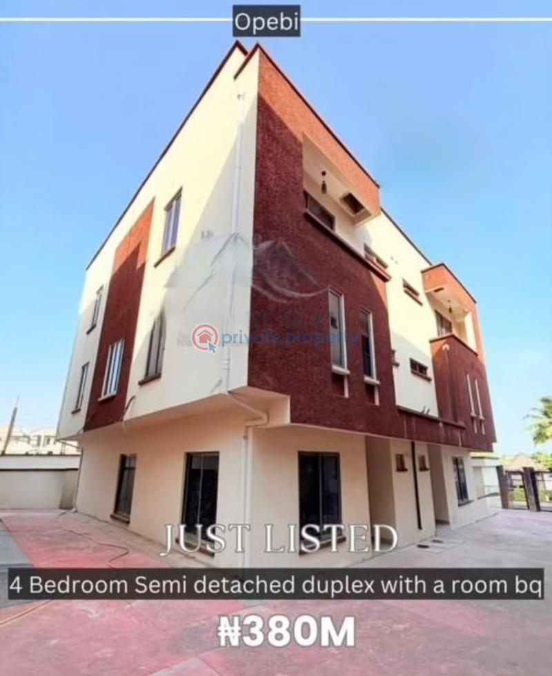4 bedroom Semi detached Duplex For Sale Opebi Ikeja Lagos - 0
