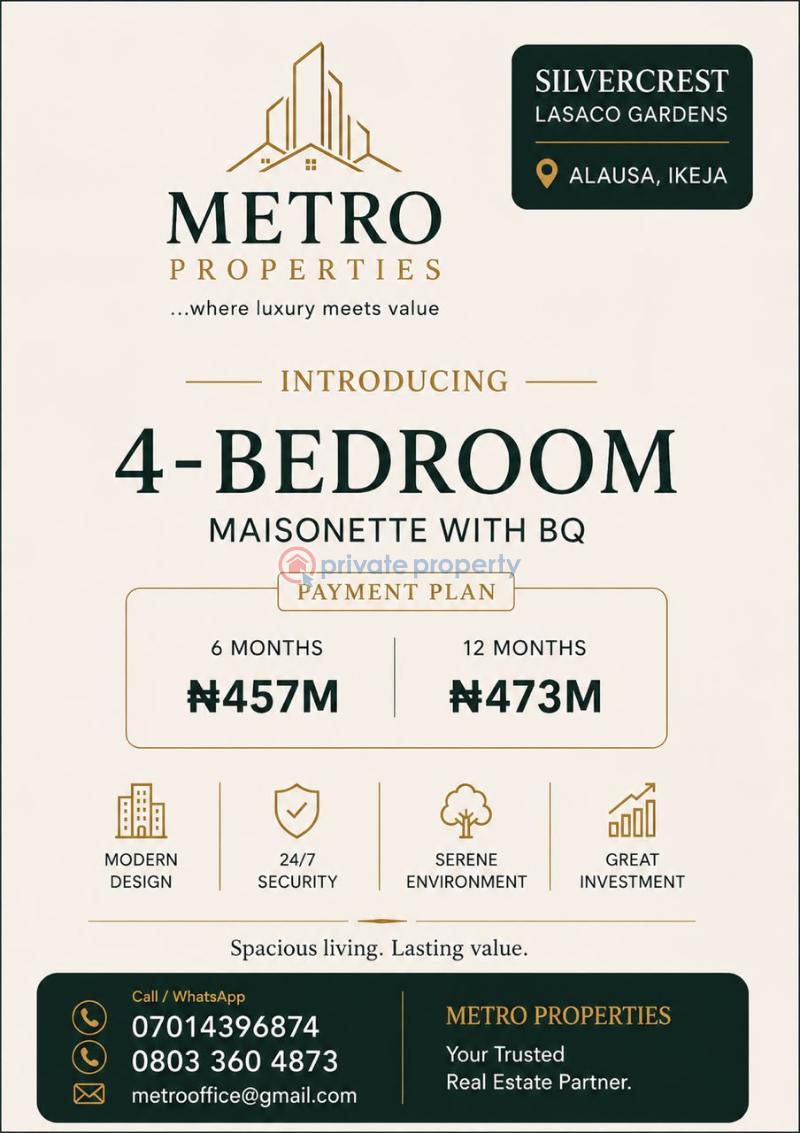 4 bedroom Self Contain For Sale Alausa, Ikeja Alausa Ikeja Lagos - 0