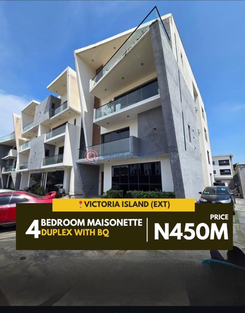 4 bedroom Maisonette For Sale Victoria Island Lagos Victoria Island Extension Lagos - 0