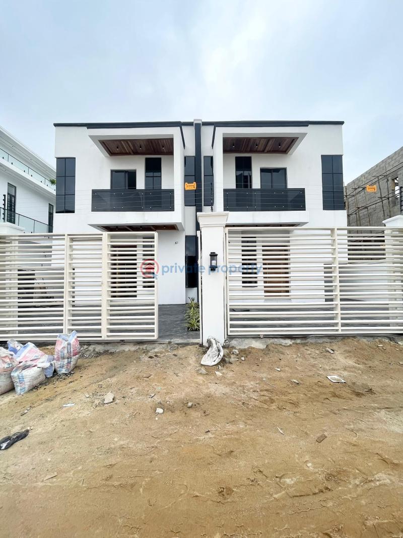 4 bedroom semi detached duplex - 1 4 bedroom Semi detached Duplex For Sale Chevron Drive Lekki Lagos - 1