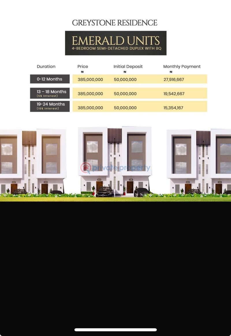 4 bedroom Semi detached Duplex For Sale Shonibare Estate Maryland Lagos