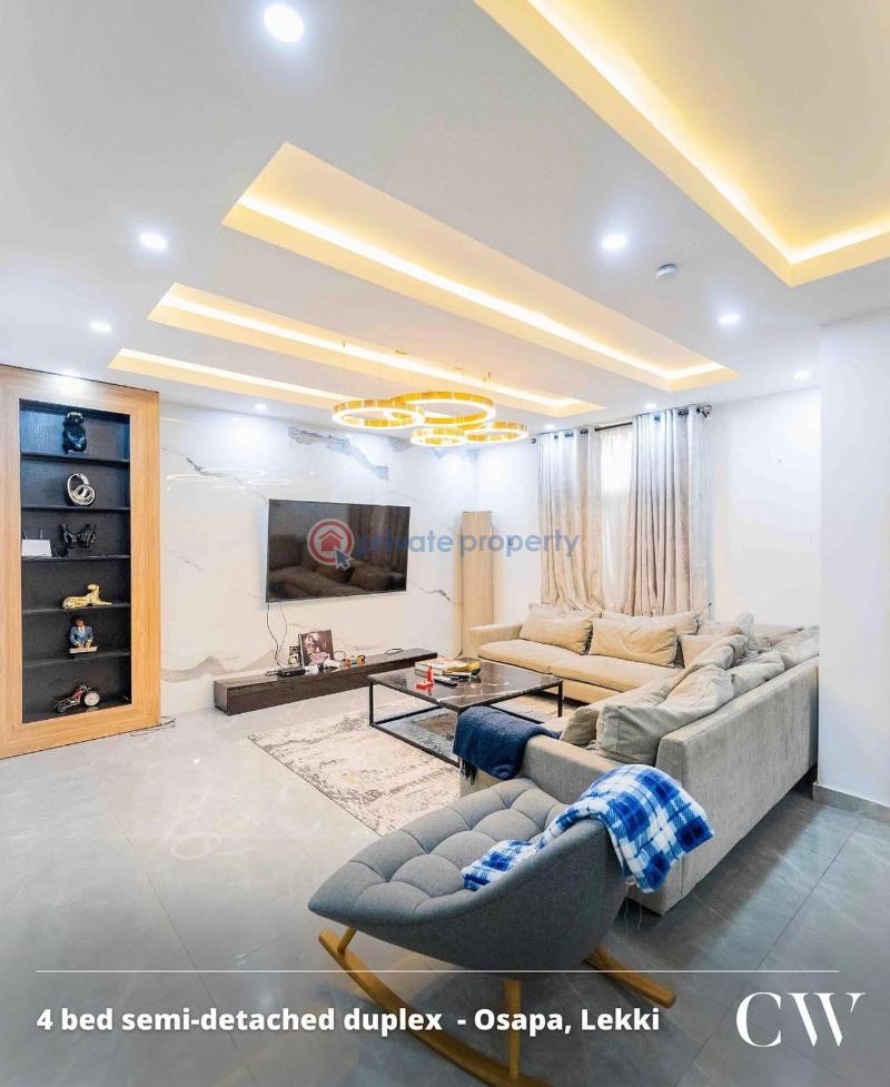 4 bedroom Semi detached Duplex For Sale Osapa Lekki Lagos - 1