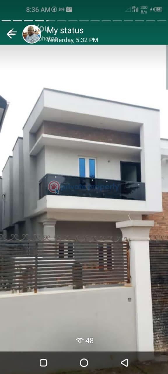 For sale 4 bedroom House Osborne Phase 2 Ikoyi Lagos (PID 4PABEQ