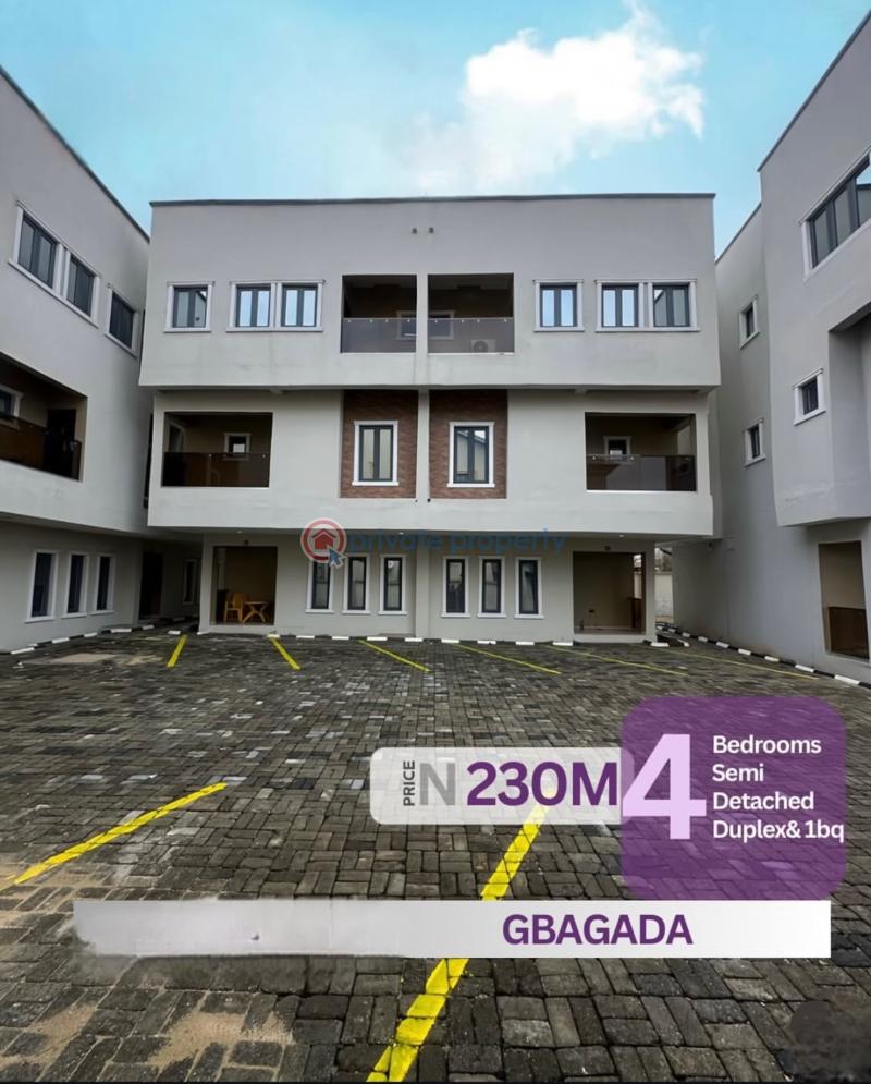 5 bedroom Semi detached Duplex For Sale Ifako-Gbagada Lagos - 0