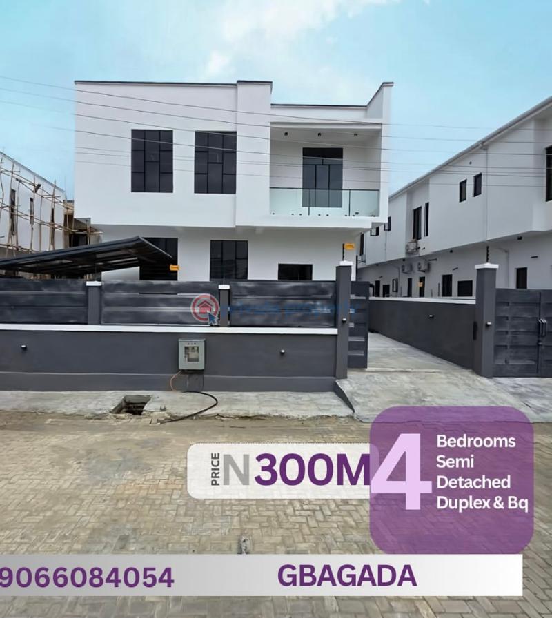 4 bedroom Semi detached Duplex For Sale Gbagada Phase 1 Lagos - 0