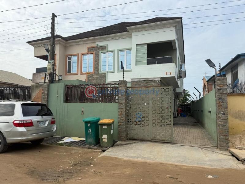 4 bedroom semi-detached duplex with all rooms en-suite 4 bedroom Detached Duplex For Sale Ogba Bus-stop Lagos