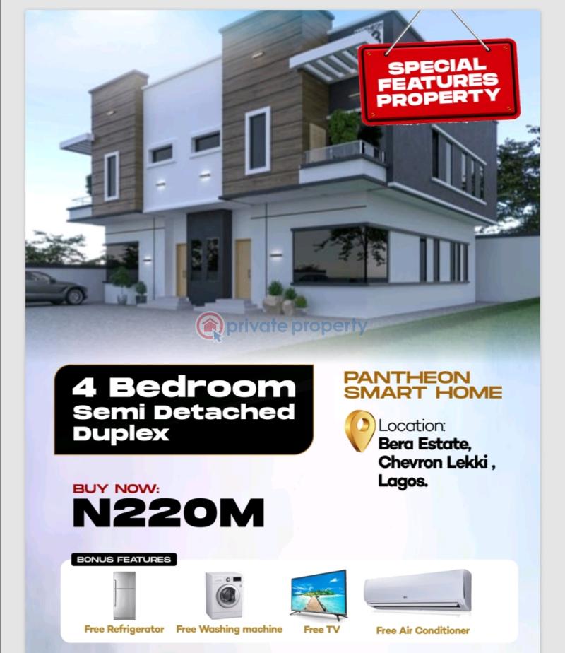 4 bedroom Duplex For Sale Orchid Road, Pantheon Bridge Lafiaji Lekki Lagos