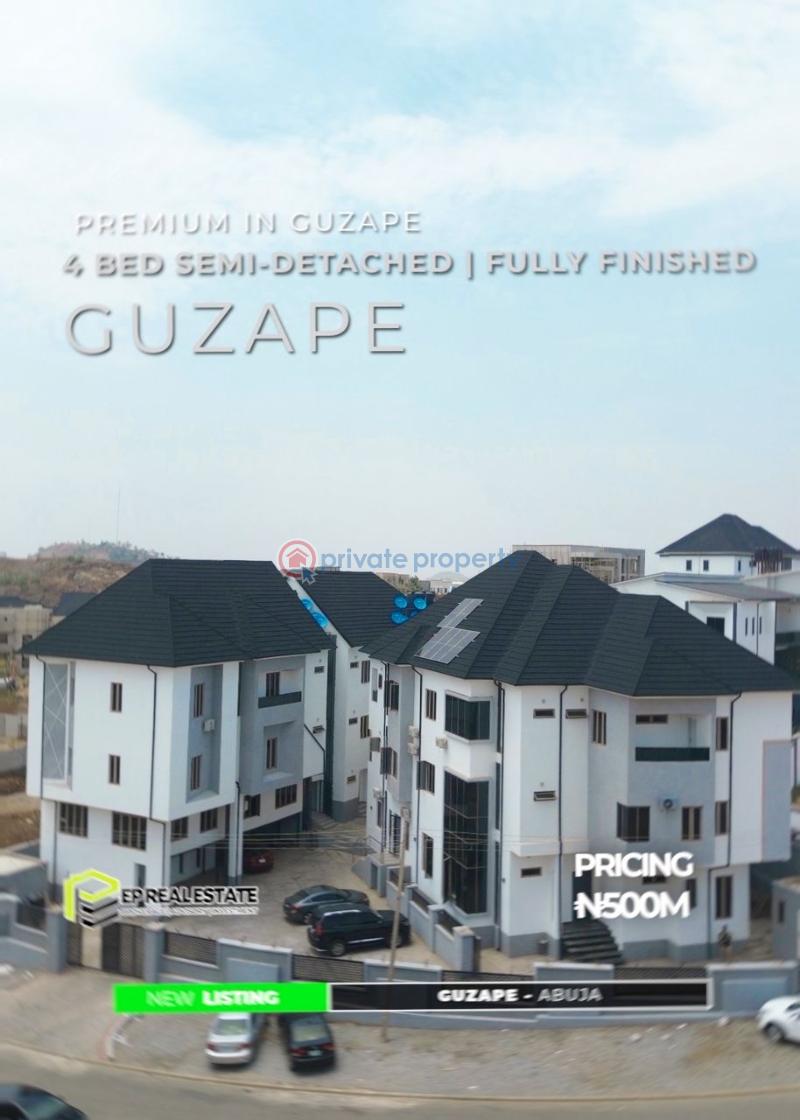 4 bedroom Semi detached Duplex For Sale Guzape Abuja Phase 1  - 0