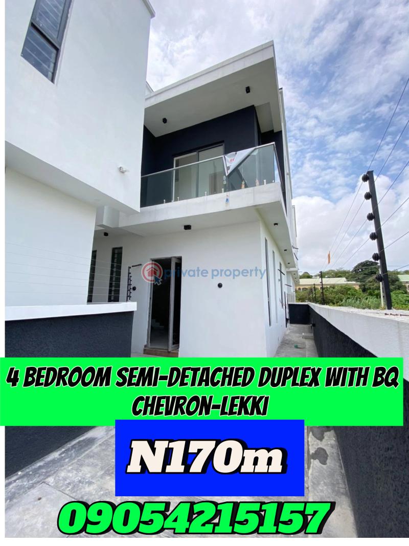 4 bedroom Semi detached Duplex For Sale Chevron Drive Lekki Lagos - 0