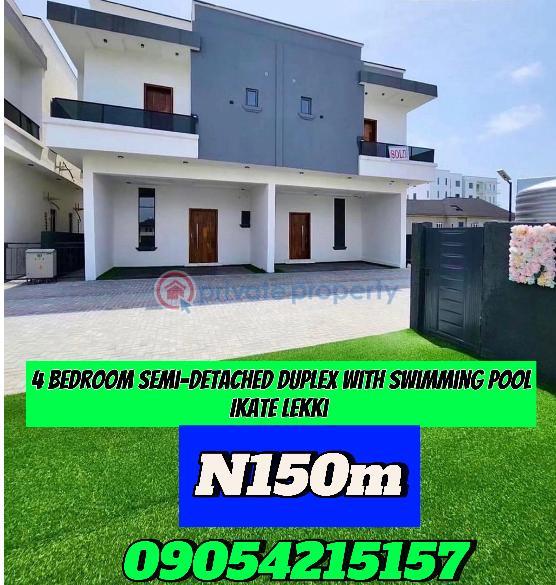 4 bedroom Semi detached Duplex For Sale Ikate Lekki Phase 1 Lagos - 0