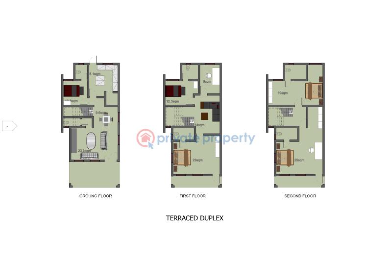 4 bedroom Terraced Duplex For Sale Kaura Abuja Phase 2  - 4