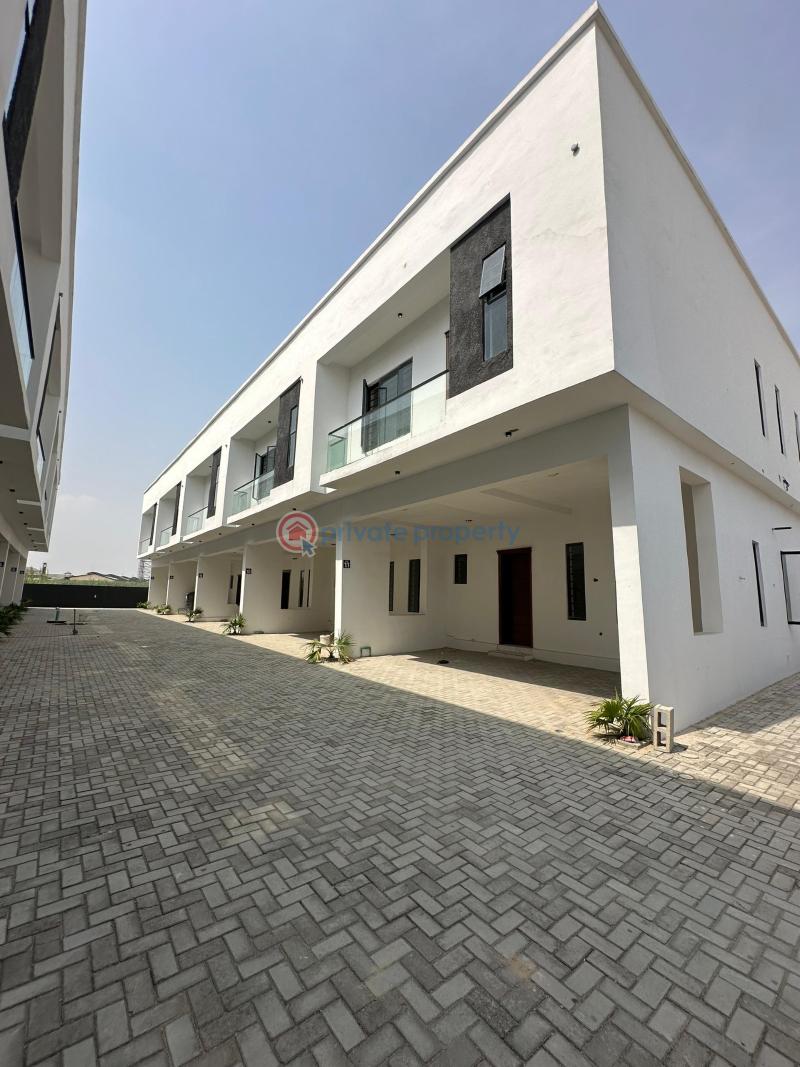 4 bedroom serviced terrace duplex for sale - 1 4 bedroom Terrace For Sale Victoria Garden City Lekki Lagos - 1
