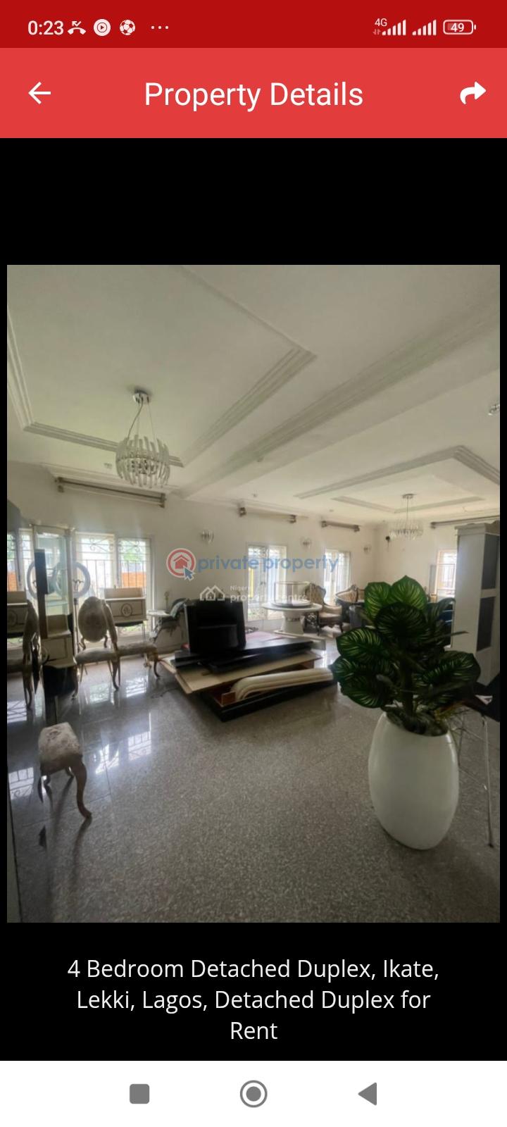 4 bedroom Duplex For Rent Ikate Elegushi Lekki Lagos - 1