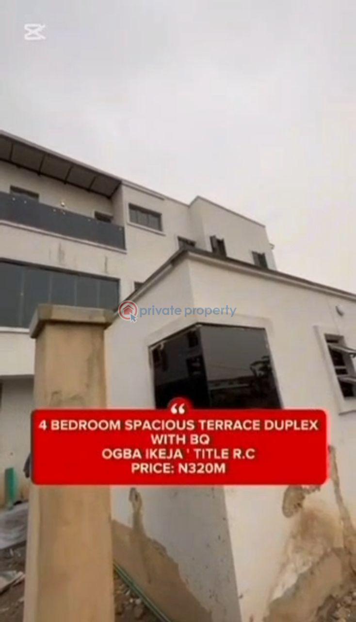 4 bedroom Terraced Duplex For Sale Ogba Ikeja Lagos - 1