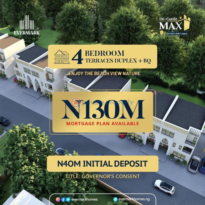 4 bedroom Duplex For Sale Orchid Road, Lafiaji, Directly Opposite Cooplag Gardens Estate, Lekki Lagos. Lekki Lagos - 4