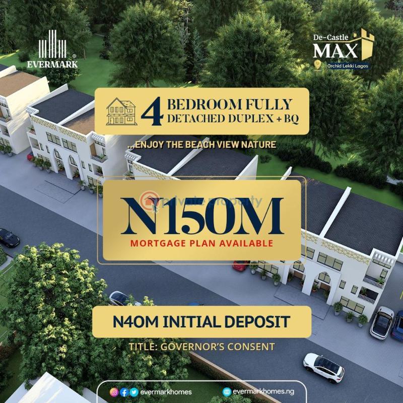 4 bedroom Duplex For Sale Orchid Road, Lafiaji, Directly Opposite Cooplag Gardens Estate, Lekki Lagos. Lekki Lagos - 1