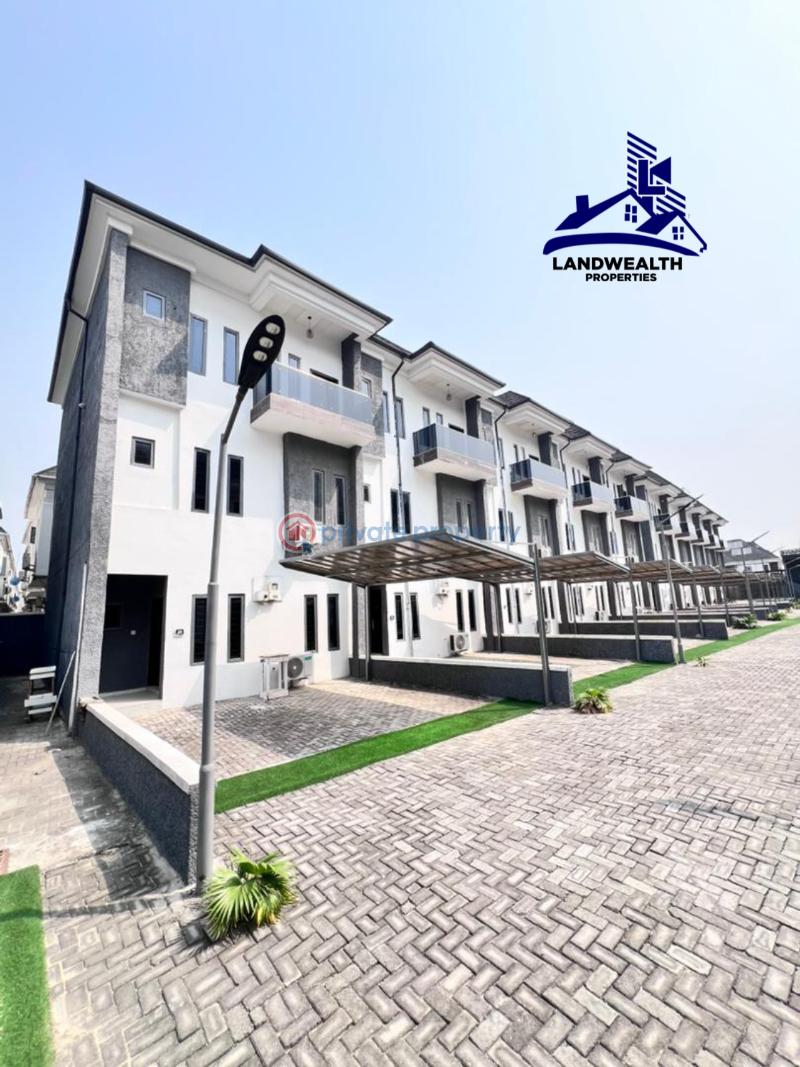 4 bedroom Townhouse For Sale Secure Estate At Chevron Lekki Chevron Drive Lekki Lagos - 0