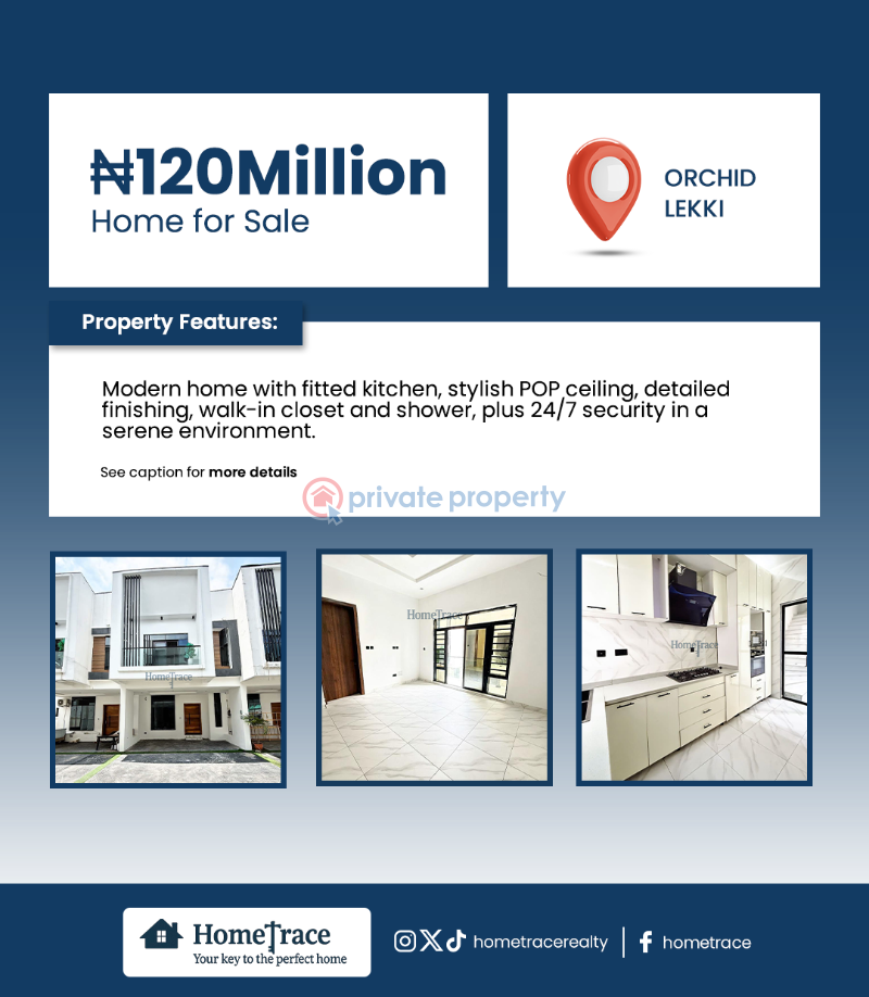 4 bedroom Terrace For Sale Orchid Lekki Lagos - 0