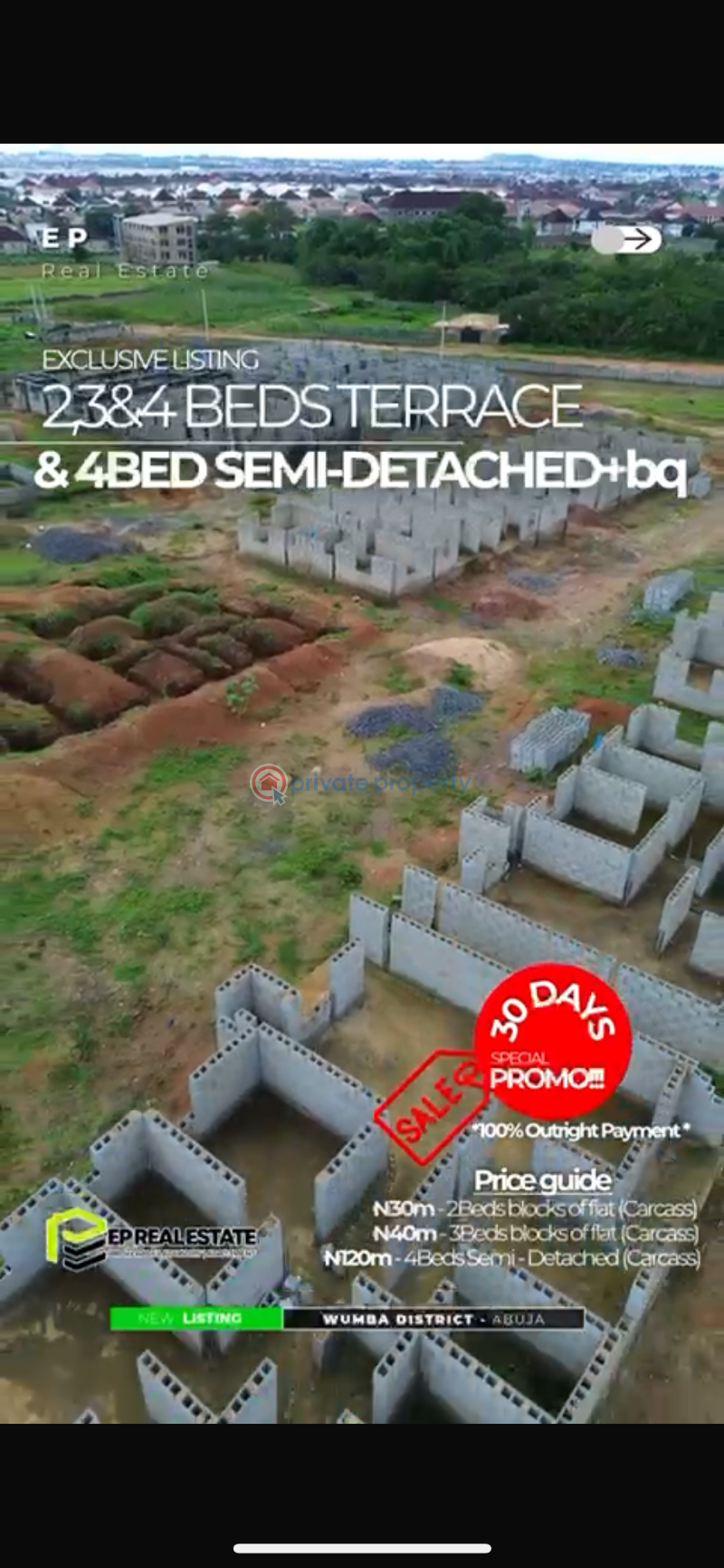 4 bedroom House For Sale Wumba Abuja Phase 3  - 1