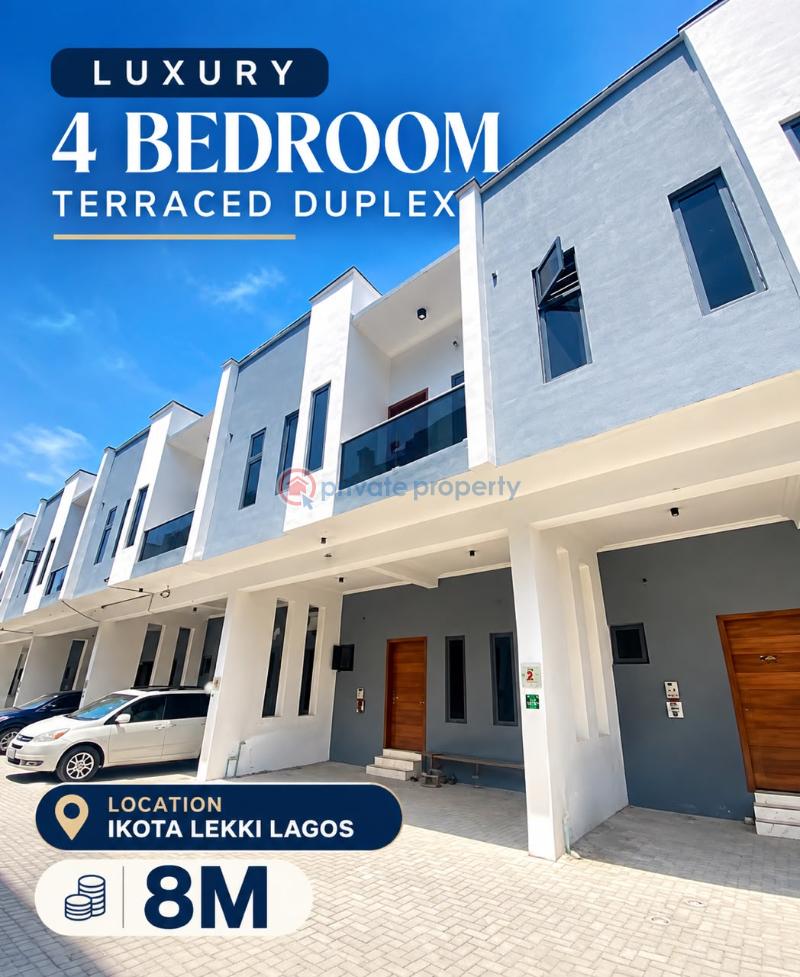 4 bedroom Terraced Duplex For Rent Ikota Gra Ikota Lekki Lagos - 6