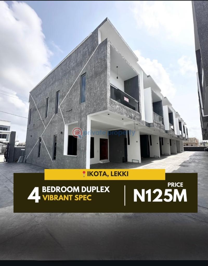 4 bedroom Terraced Duplex For Sale Ikota Lekki Lagos - 0