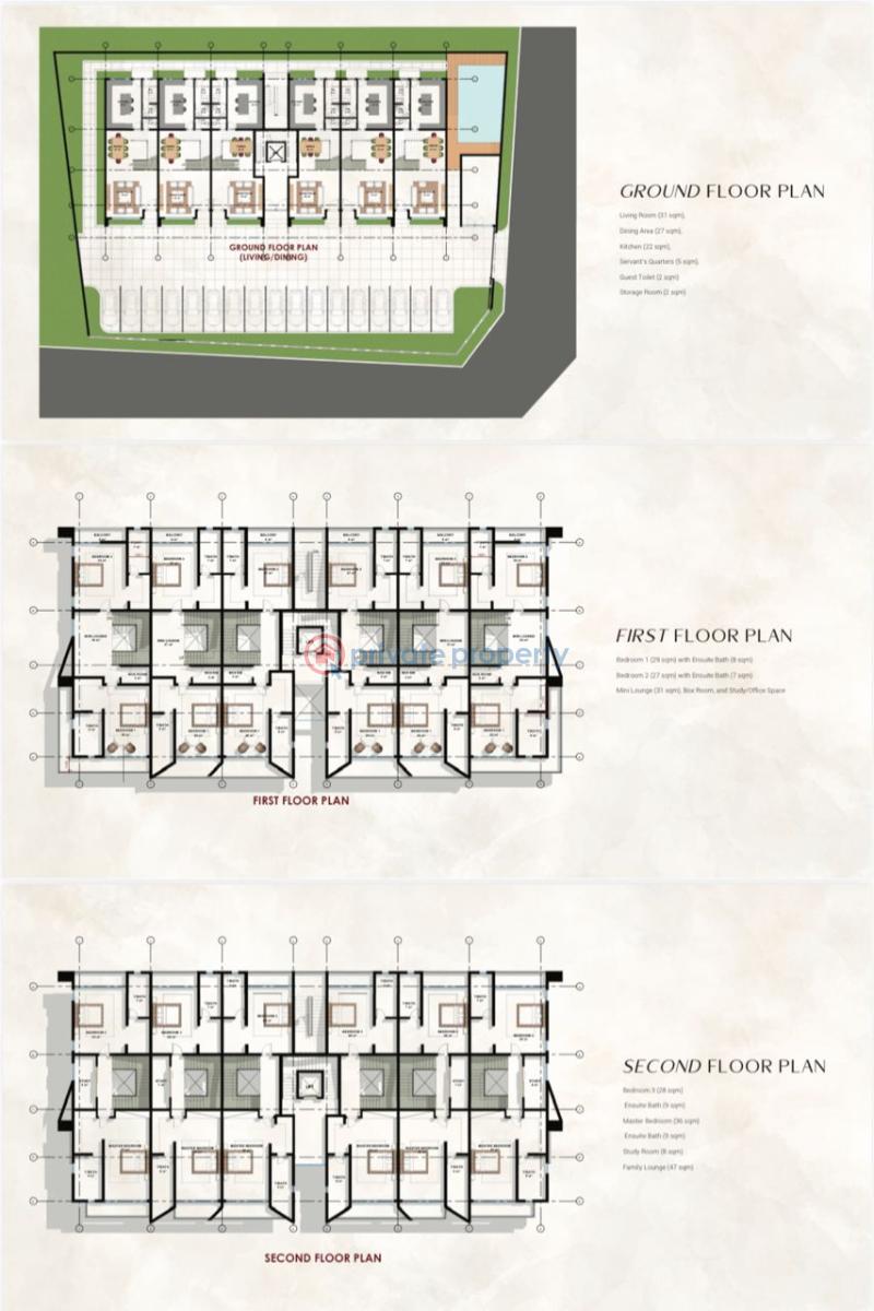 4 bedroom Terraced Duplex For Sale Victoria Island Lagos - 7