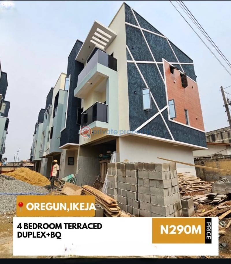 4 bedroom Terraced Duplex For Sale Oregun Ikeja Lagos - 0